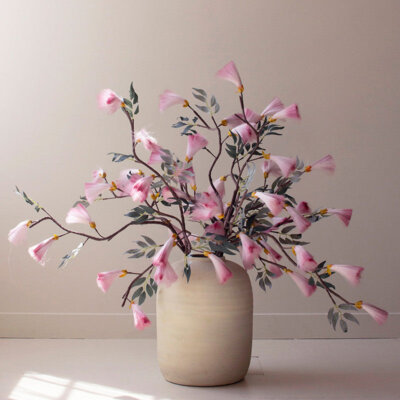 Pale Pink Pom Stems