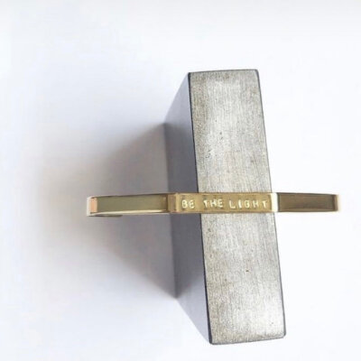 “Be The Light” | Stamped Milla Cuff
