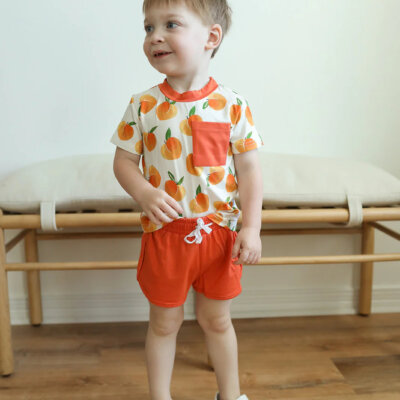 Peaches Varsity Short Set