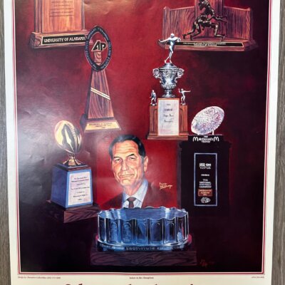 1993 National Champs X Gene Stallings Poster Print (27”X18”)