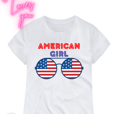 AMERICAN GIRL WOMENS TEE