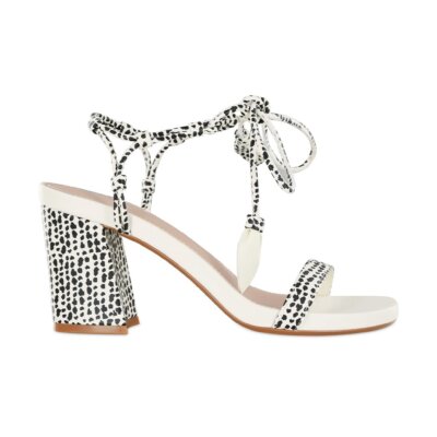 Speckled Block Heel