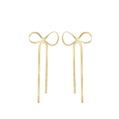 Snake Chain Bow Drops
