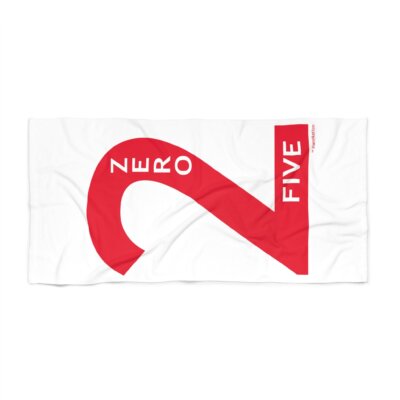 2-Zero-5 Beach Towel