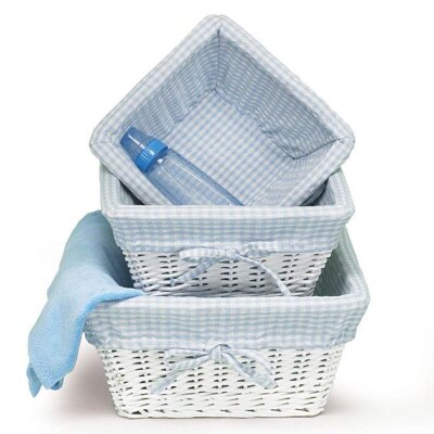 3 Piece Boy Basket Set