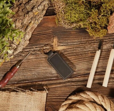 Genuine Leather Keychain
