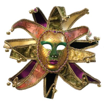 Full Face Mardi Gras Mask 24"