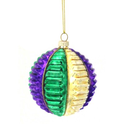 Mardi Gras Crinkle Cut Ball