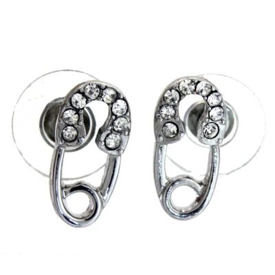 Safety Pin Stud Earrings