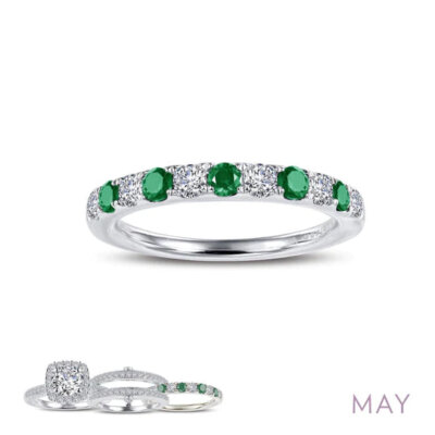 Lafonn Emerald Birthstone Band