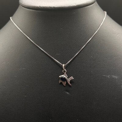 Sterling Silver Fish Necklace