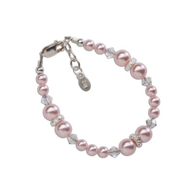 Cherished Moments Sadie Pink Pearl Bracelet