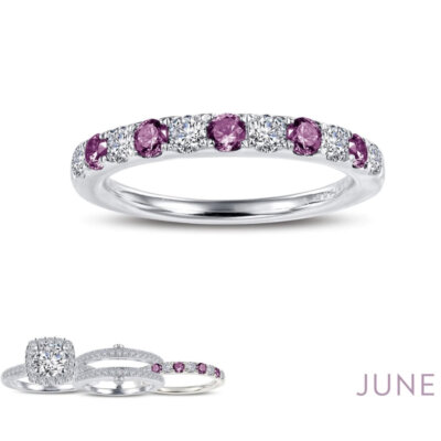 Lafonn Alexandrite Birthstone Band
