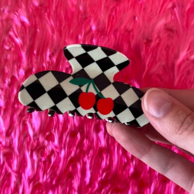 Cherry Hair Claw