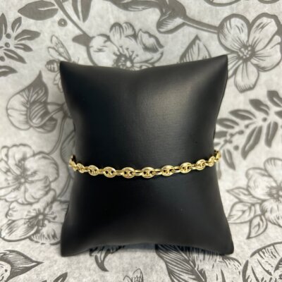 14K 4.7MM Mariner Chain Bracelet