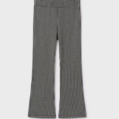 Houndstooth Flared jacquard leggings