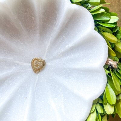 Charm Bar: Pave Heart Charm