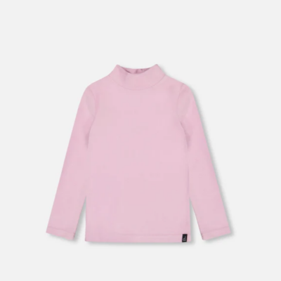 Pink Lavender Rib Mock Top
