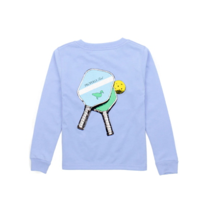 Light Blue Pickleball L/S Tee