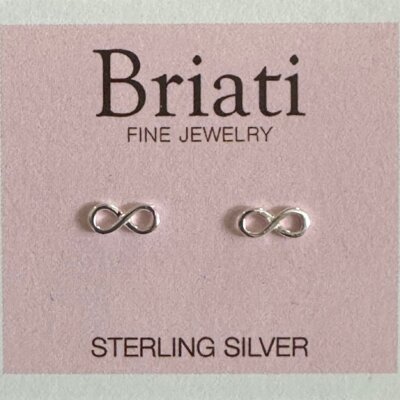 Sliver Infinity Earring