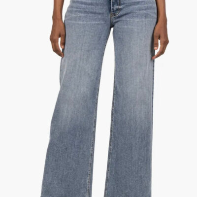Enforce High Rise Wide Leg Jean
