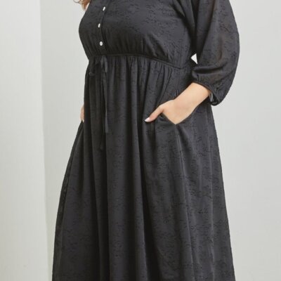 Plus Black Maxi Dress