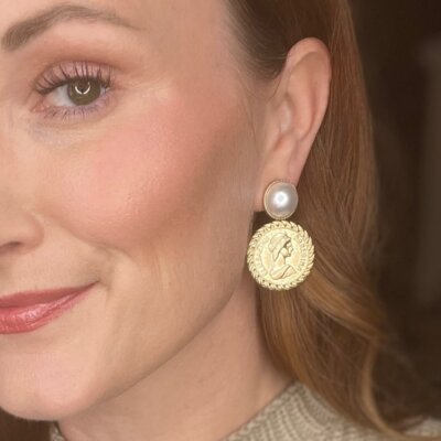 Coin The Phrase Earrings