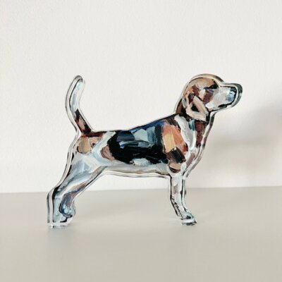 "Beagle" acrylic