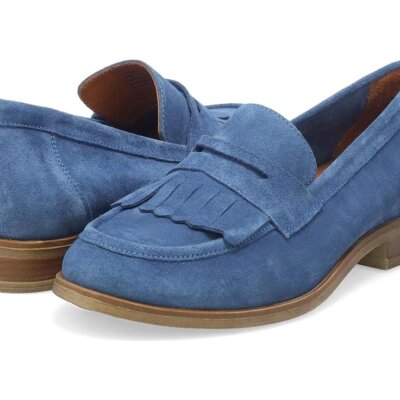 Ilona Blue Suede Loafer