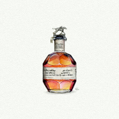 Blantons Miniature watercolor reproduction by Karen Libecap