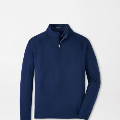 Navy Excursionist Perf Pullover