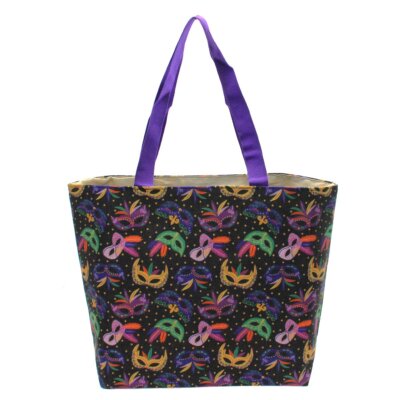 Mardi Gras Mask Tote