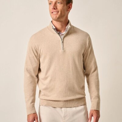 Desmond 1/4 Zip Sand