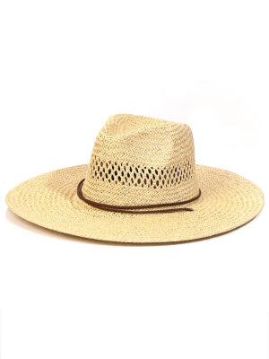 Thin Strap Braided Weave Sun Hat