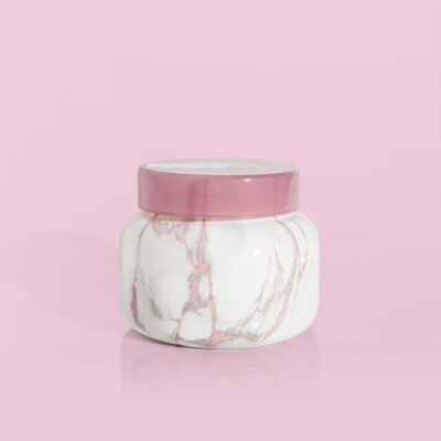 Modern Marble Petite Jar - Aloha Orchid
