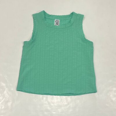 Green Apple Gauze Tank