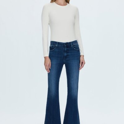 Kinsley Mid Rise Flare - Modern Wash