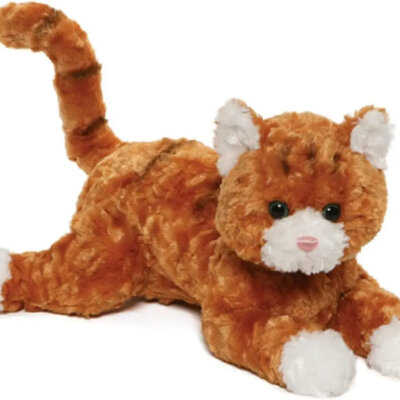 GUND: Tabby Plush Stuffed Cat, Orange/White, 14"