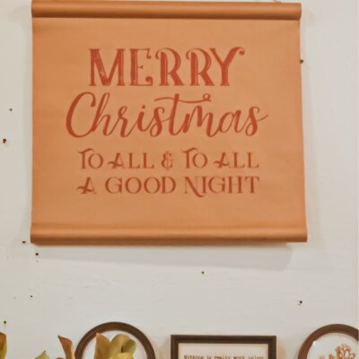 Merry Christmas Scroll