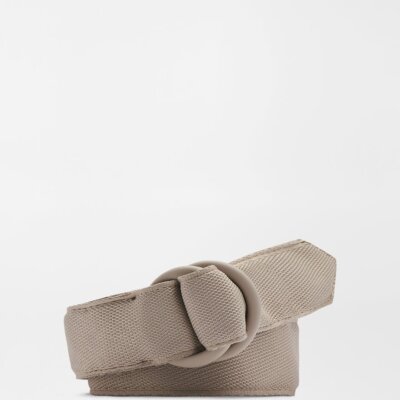Khaki Perf O-Ring Belt