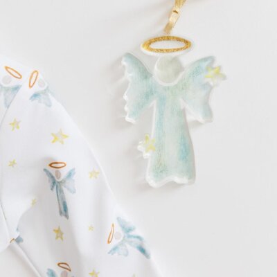 Blue Angel Acrylic Cutout Ornament