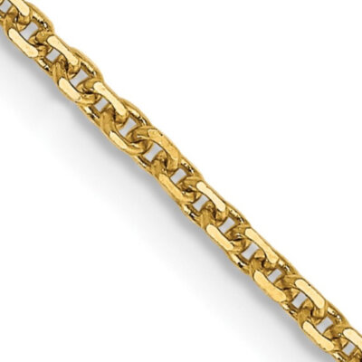 10K 20in Diamond Cut Cable Chain