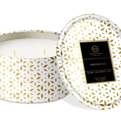 Prosecco Shimmer 12oz Candle Tin