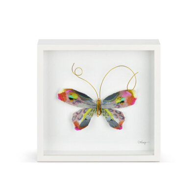 Multicolored Butterfly 10" Wall Art