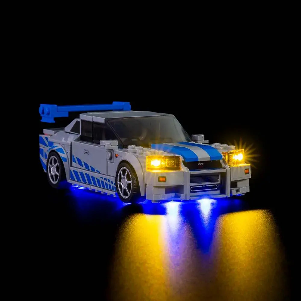 Light My Bricks: Speed Champions Nissan Skyline GT - R (R34