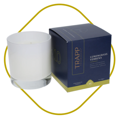No. 10 Lemongrass Verbena 7 oz. Candle in Signature Box