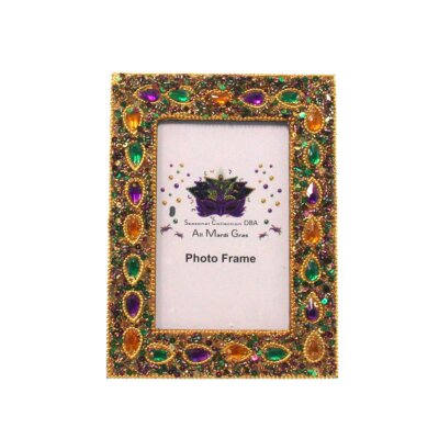 Mardi Gras Teardrop Frame 2 sizes