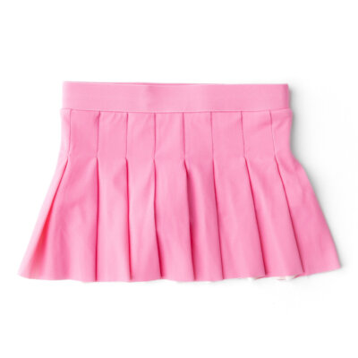 Hot Pink Pleated Active Skirt