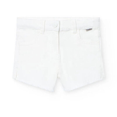 White Denim Shorts