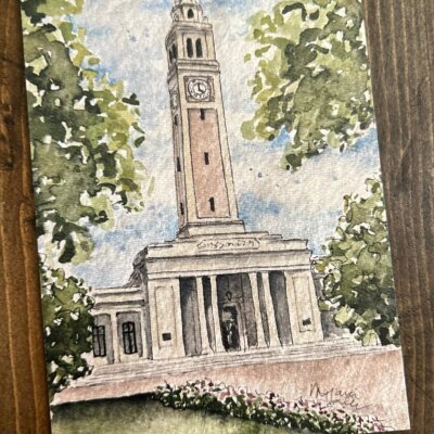 LSU Memorial Tower- 5x7 signed print